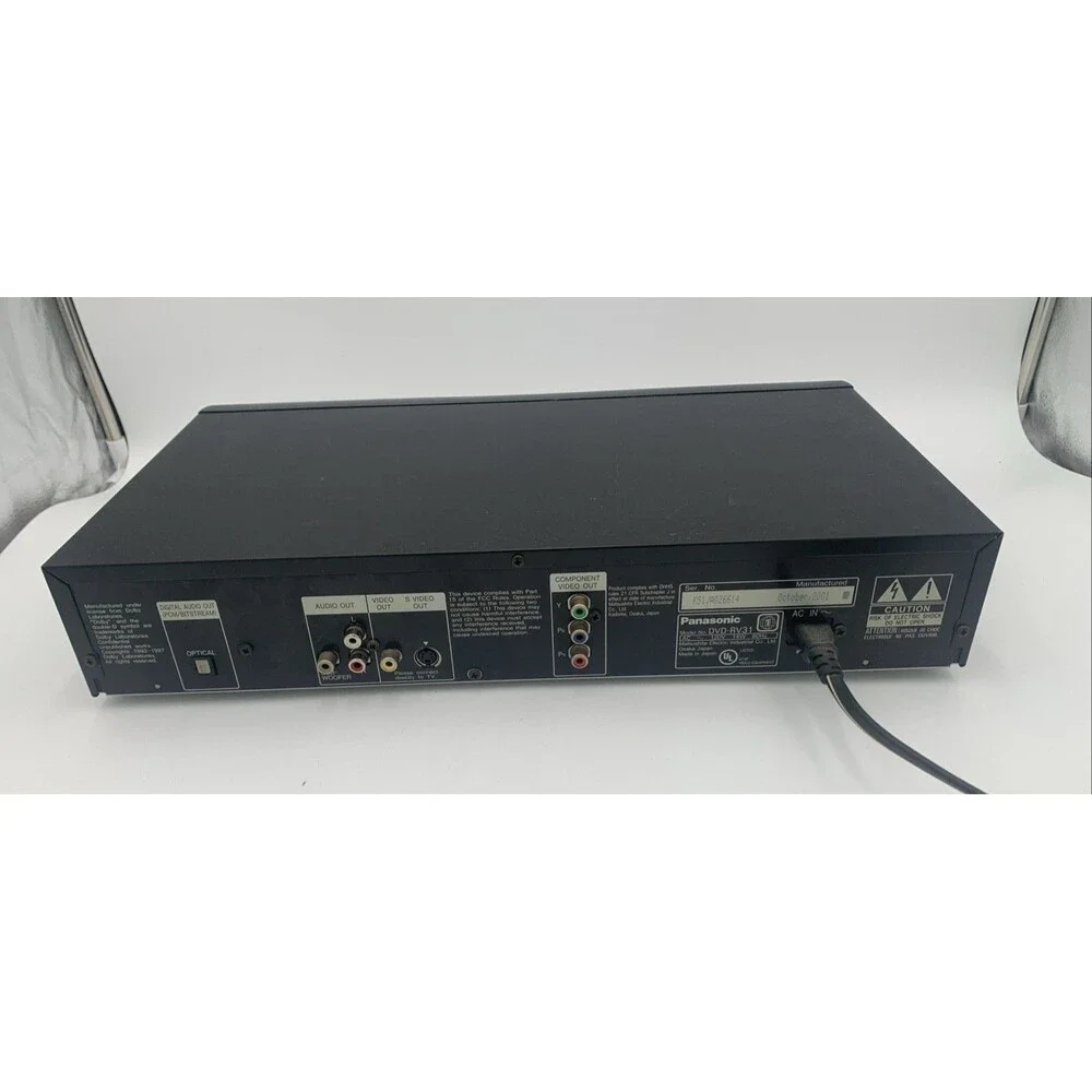 Panasonic DVD-RV31 VTG 1991 DVD Video CD Compact Disc Player WORKS Japan Made
